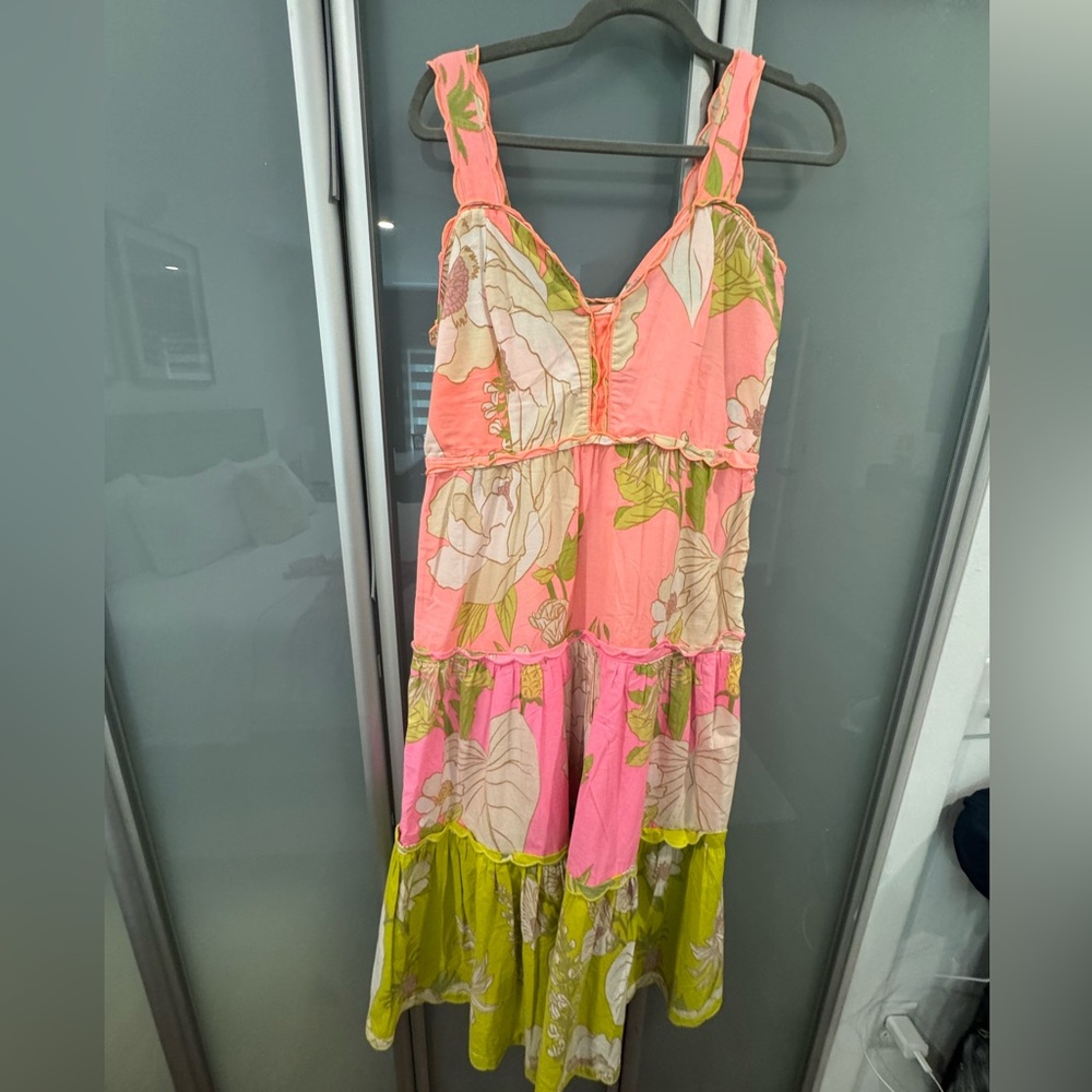 FARM Rio Floral Tiered Maxi Dress